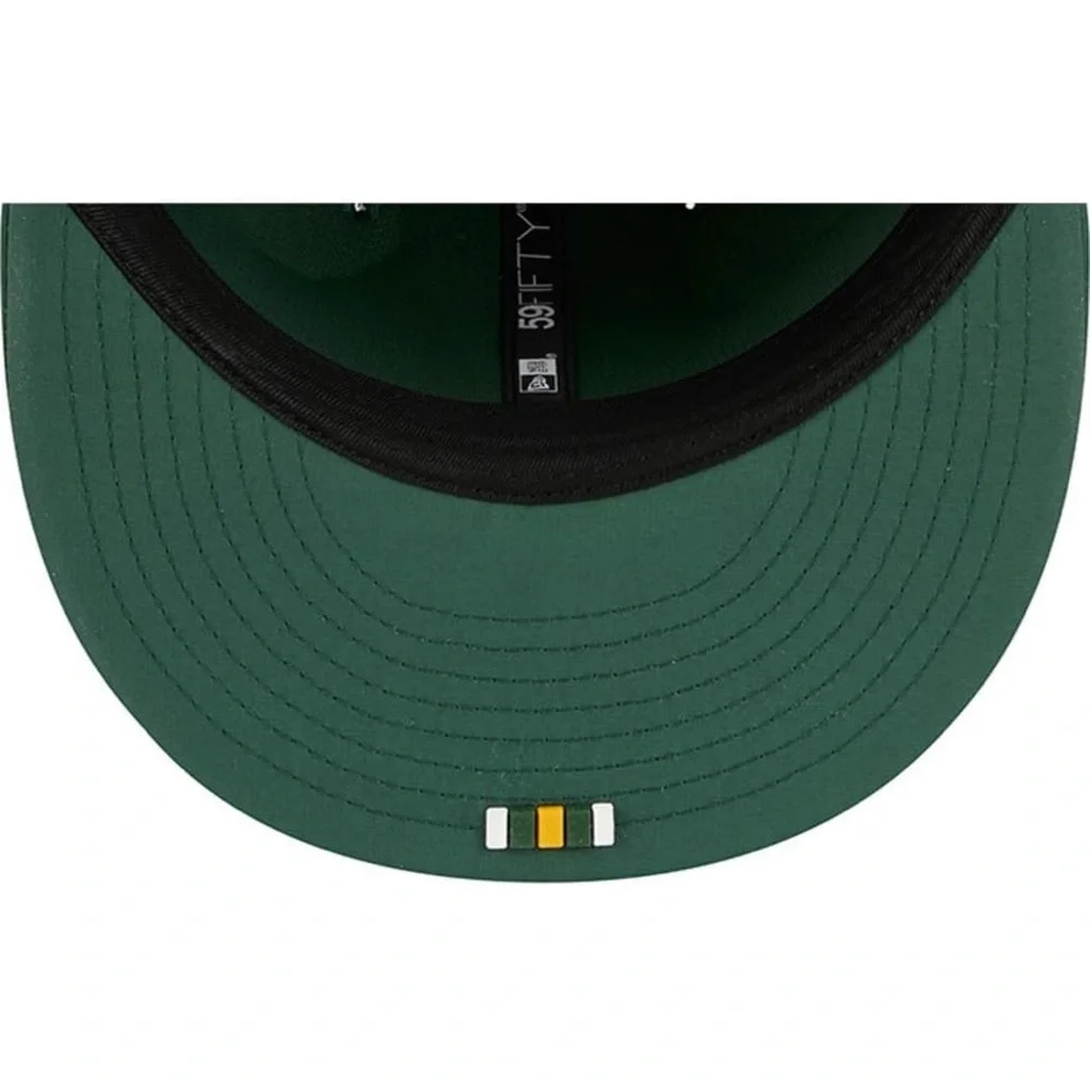 Green Bay Packers New Era 2025 Sideline 59FIFTY Fitted Hat - Green